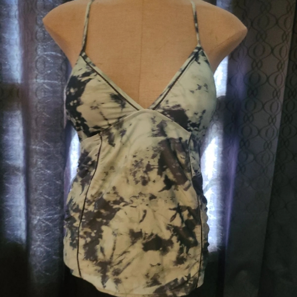 A Pea in the Pod Tie Dye Halter Swim Suit